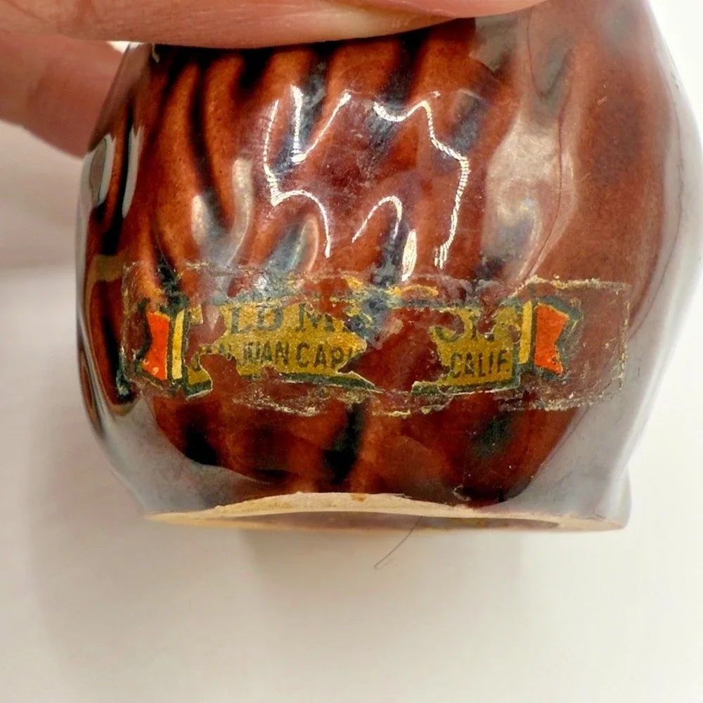 Vintage Owl Salt‎ Pepper Shakers San Juan Capistrano Mission Mid Century Pair
